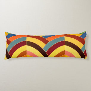contemporary stylish elegant chevrons body cushion