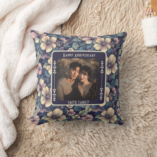 Contemporary Stylish Photo Throw Pillow  (Blanket)