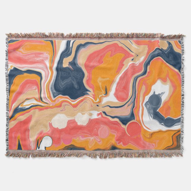 Contemporary Throw Blanket  (Front)