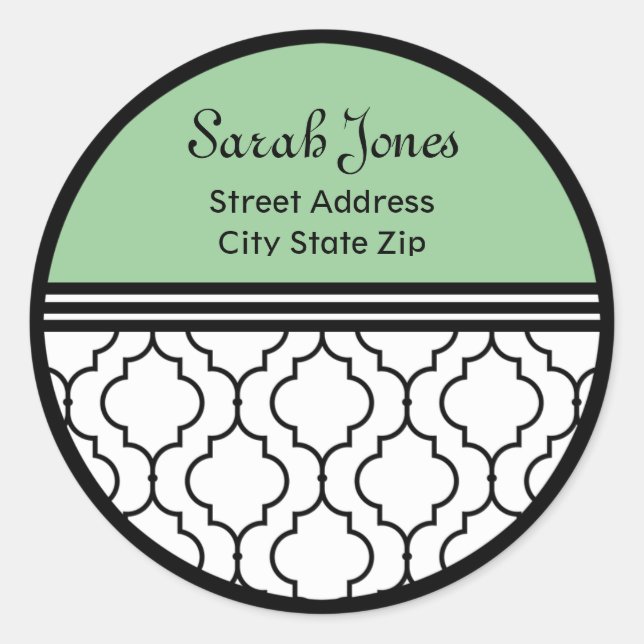 Contemporary Traditions Luxury Address Label (Front)