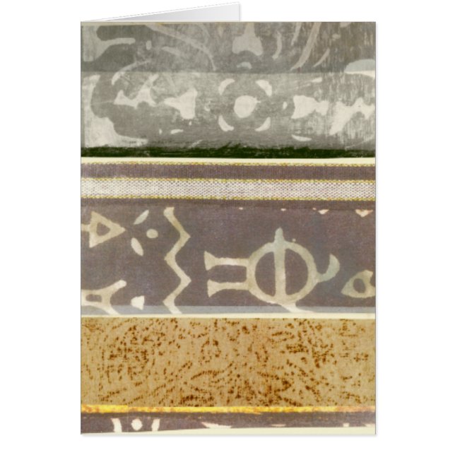 Contemporary Tribal Pattern Painting (Front)