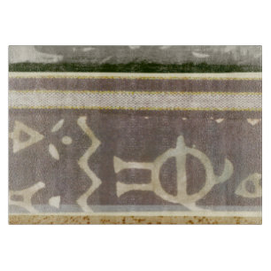 Contemporary Tribal Pattern Painting Cutting Board