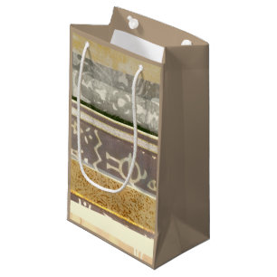 Contemporary Tribal Pattern Painting Small Gift Bag
