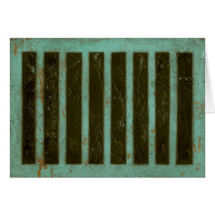 Contemporary Turquoise Air Grate