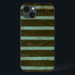 Contemporary Turquoise Air Grate iPhone 13 Case<br><div class="desc">A contemporary turquoise air grate is the subject of this work by Jennifer Goldberger. Rust stains show on the grate,  giving it a well used feel. A fun print,  order yours today!</div>