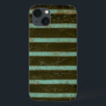 Contemporary Turquoise Air Grate iPhone 13 Case<br><div class="desc">A contemporary turquoise air grate is the subject of this work by Jennifer Goldberger. Rust stains show on the grate,  giving it a well used feel. A fun print,  order yours today!</div>