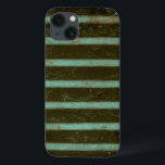 Contemporary Turquoise Air Grate iPhone 13 Case<br><div class="desc">A contemporary turquoise air grate is the subject of this work by Jennifer Goldberger. Rust stains show on the grate,  giving it a well used feel. A fun print,  order yours today!</div>