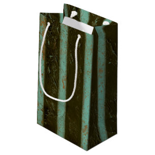 Contemporary Turquoise Air Grate Small Gift Bag