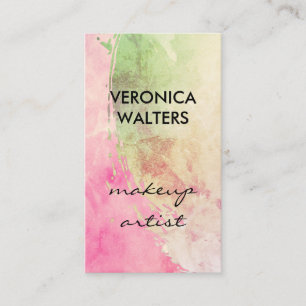 Contemporary Two Tone Brushed Business Card