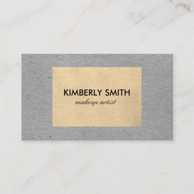 Contemporary Two Tone Texture Business Card (Front)