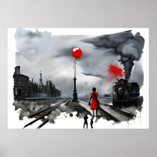 Contemporary Urban Art Poster