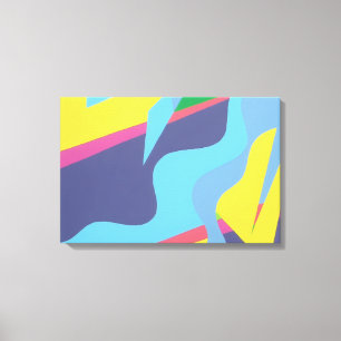 Contemporary Vibrant Abstract Art Print