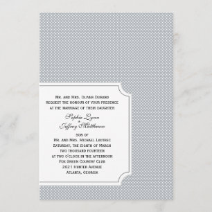 {contemporary} wedding invitation