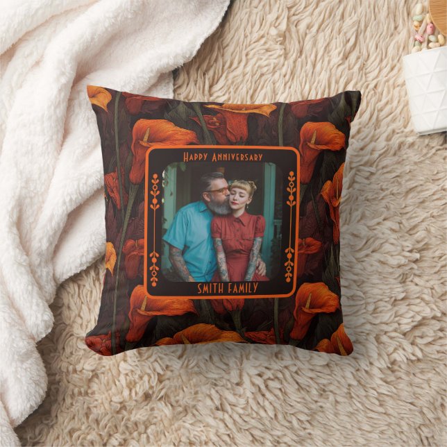 Contemporary Wedding Wedding Throw Pillow  For Mum (Blanket)
