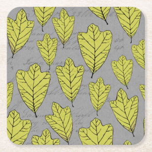 oak leaf drink beverage coasters zazzle uk