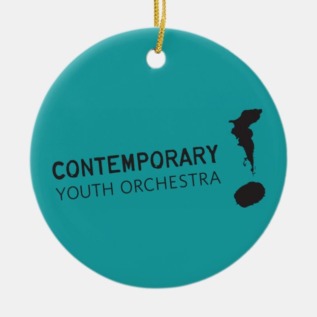 Contemporary Youth Orchestra Tuba Ornament (Front)