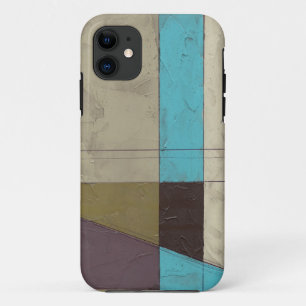 Contemporay Minimalist Painting with Deep Colour iPhone 11 Case
