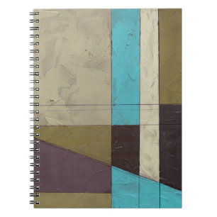 Contemporay Minimalist Painting with Deep Colour Notebook