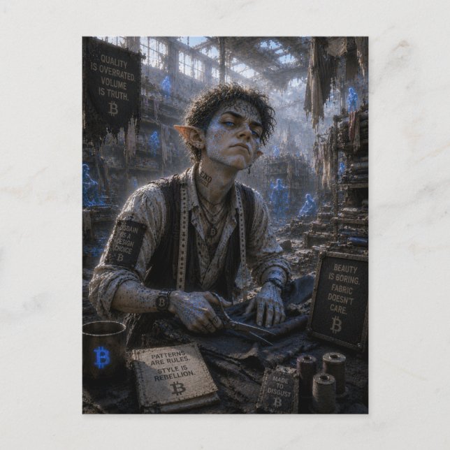 Contempt / Tailor / Fabric Warehouse Postcard (Front)