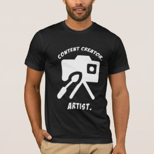 Content Creator. Artist. YouTuber & Creative Filmm T-Shirt