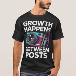 Content Creator Vlogger Influencer Social Media T-Shirt