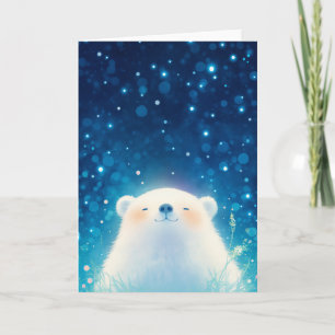 Content Polar Bear Card