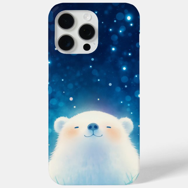 Content Polar Bear Case-Mate iPhone Case (Back)