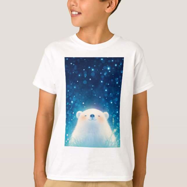 Content Polar Bear T-Shirt (Front)