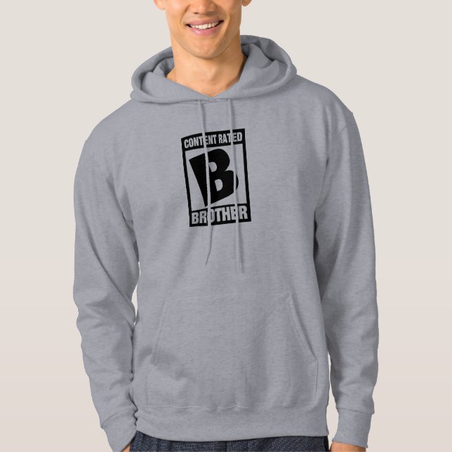 Content Rated Brother Hoodie (Front)