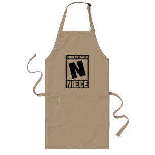 Content Rated Niece Long Apron