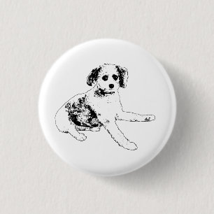 Content Sitter, Welcoming Form 3 Cm Round Badge