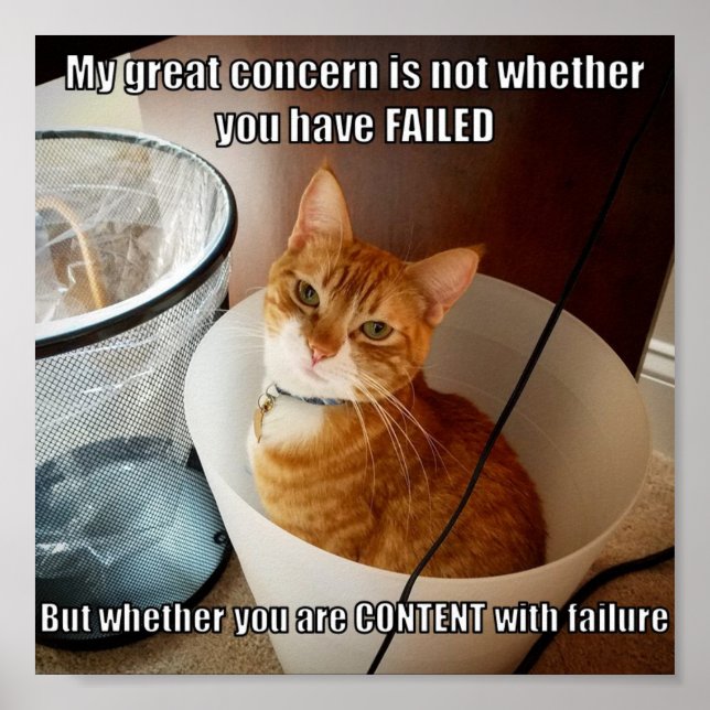 Content with failure poster (Front)