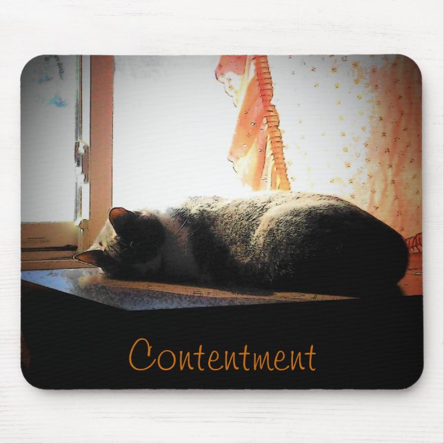 Contentment Mouse Mat (Front)