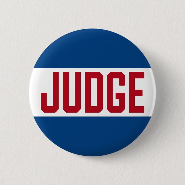 Contest Judge Badge Red White Blue (Front)