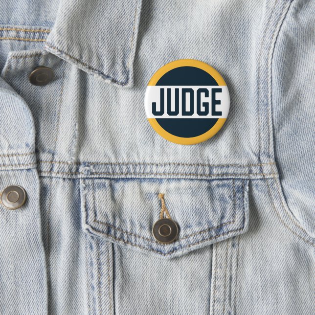 Contest Judge Badge Yellow Blue (In Situ)