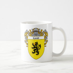 Conti Coat of Arms (Mantled) Coffee Mug