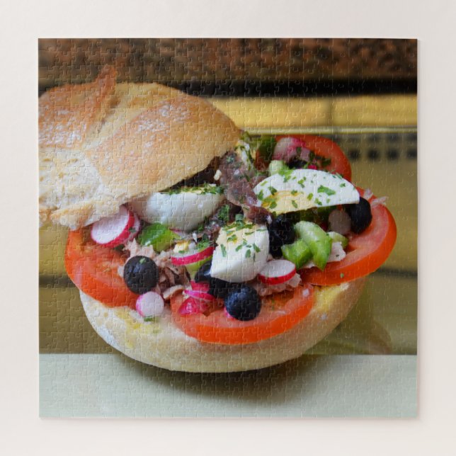 Continental breakfast jigsaw puzzle (Vertical)