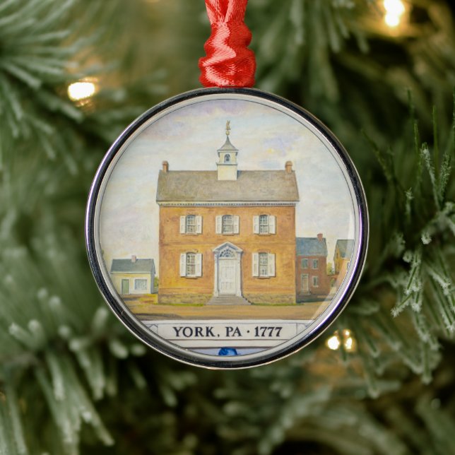 Continental Congress in York Metal Tree Decoration (Tree)