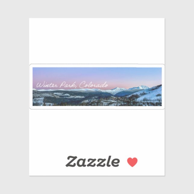 Continental Divide Custom-Cut Vinyl Sticker (Sheet)