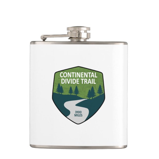 Continental Divide Trail Hip Flask (Front)
