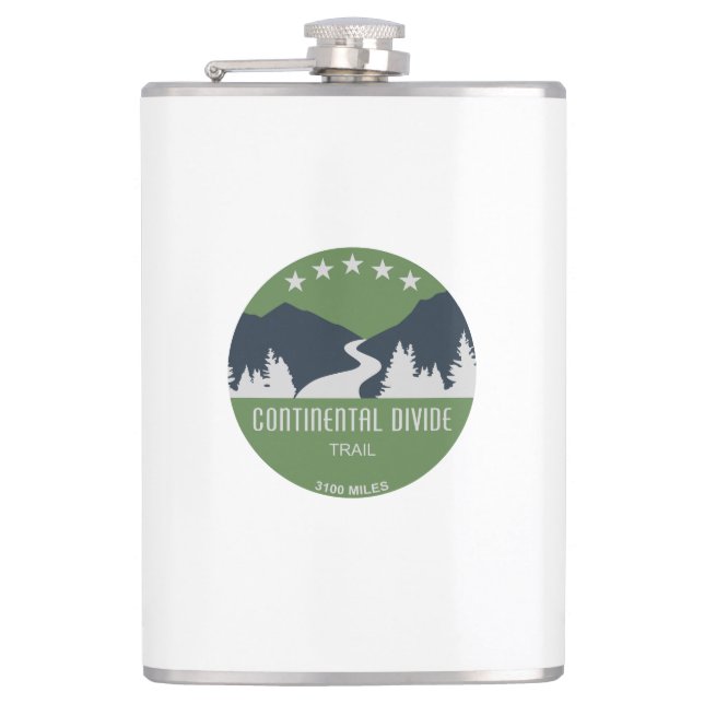Continental Divide Trail Hip Flask (Front)