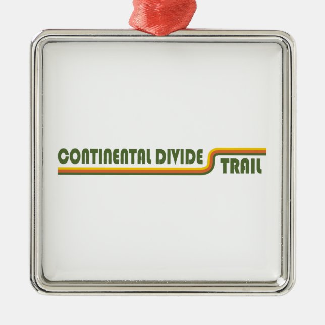 Continental Divide Trail Metal Tree Decoration (Front)