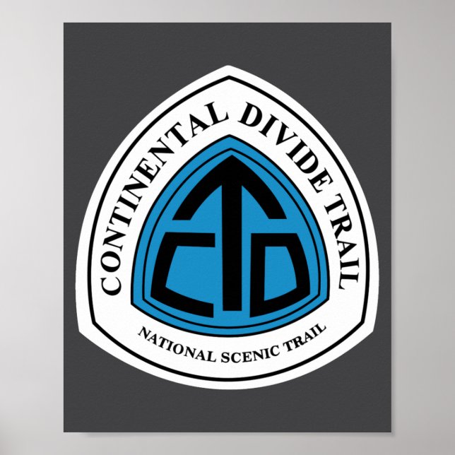 Continental Divide Trail Sign Usa  (Front)
