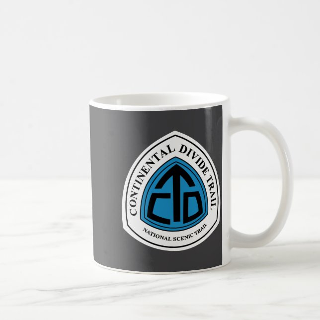 Continental Divide Trail Sign Usa _1  Coffee Mug (Right)