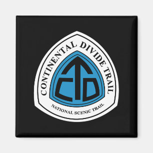 Continental Divide Trail Sign Usa _1  Magnet