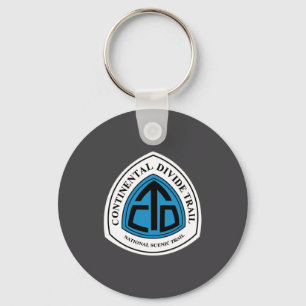 Continental Divide Trail Sign Usa Key Ring