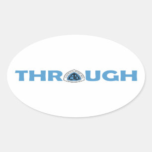 Continental Divide Trail Through Hike Oval Sticker