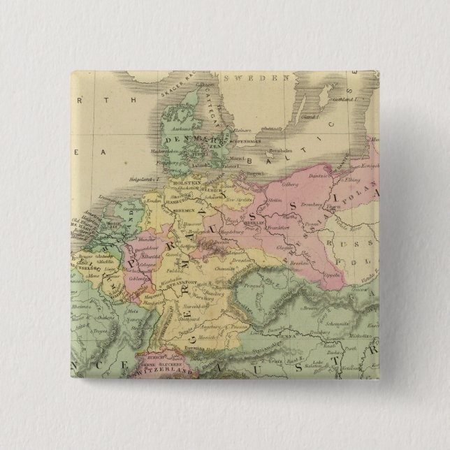 Continental Europe 15 Cm Square Badge (Front)