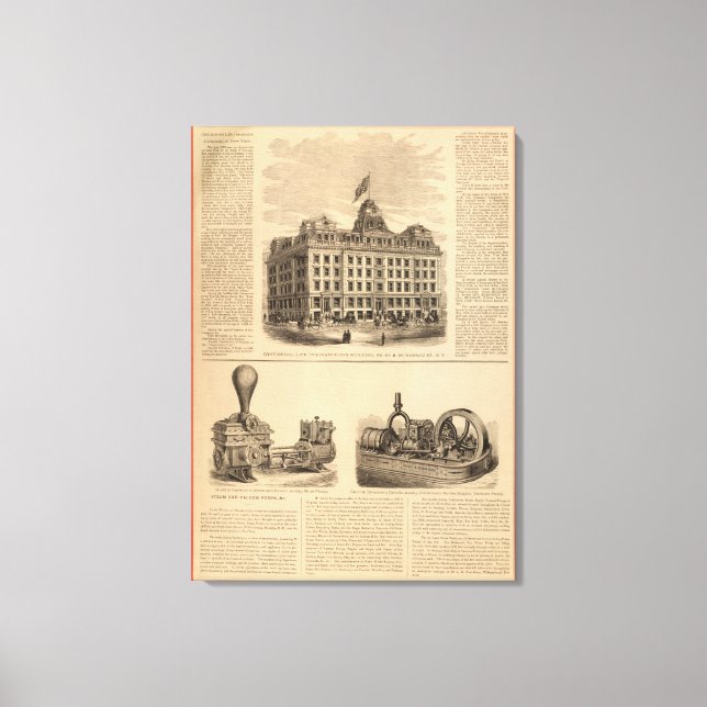 Continental Life Insurance Company Canvas Print (Front)