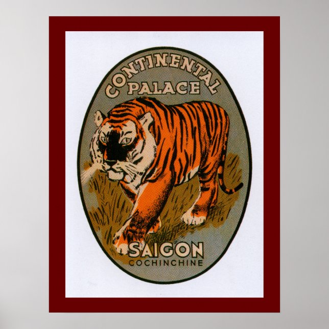 Continental Palace Hotel Saigon (brown) Poster (Front)